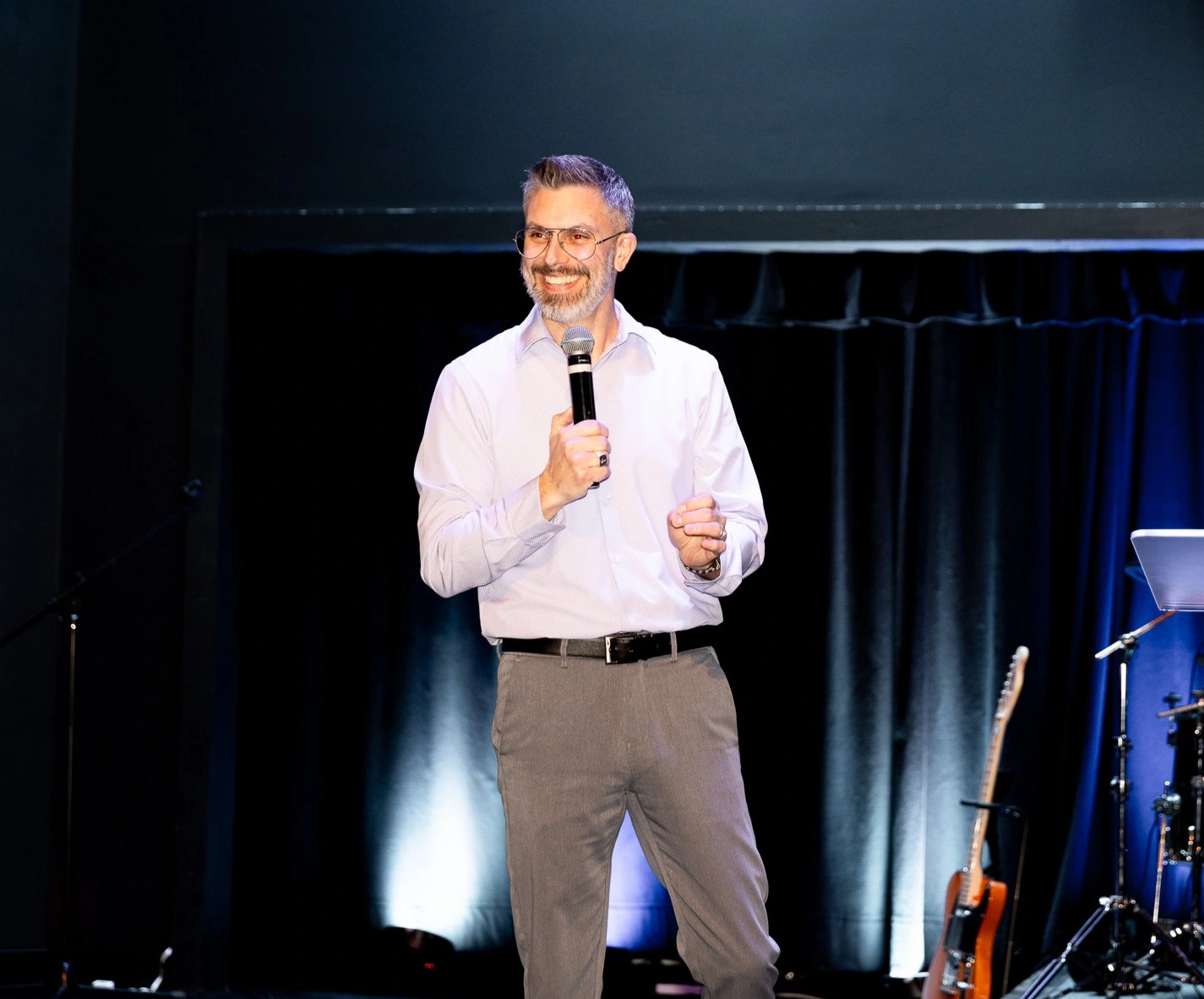 Matthew Preaching at Northern Lakes Church in Cumberland, WI